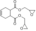 CAS:21544-03-6|四氫鄰苯二甲酸二縮水甘油酯的分子結構